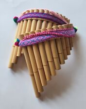 Curvo Flauto di Pan Bambù